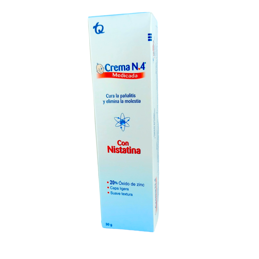 Crema No 4 Medicada Tubo x 30 Gr (Tecnoquimicas)