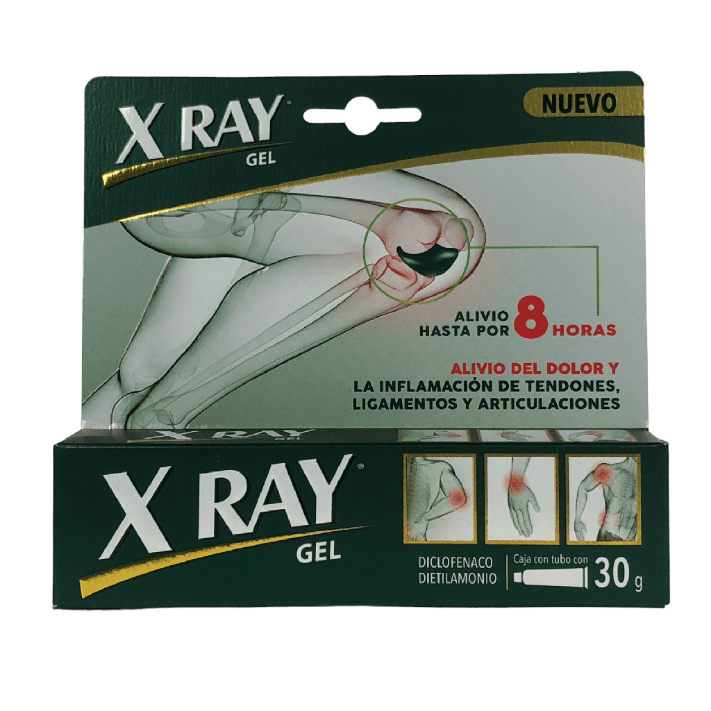X Ray (Diclofenaco Dietilamonio) 1% Gel Tubo x 30 Gr (Genomma)