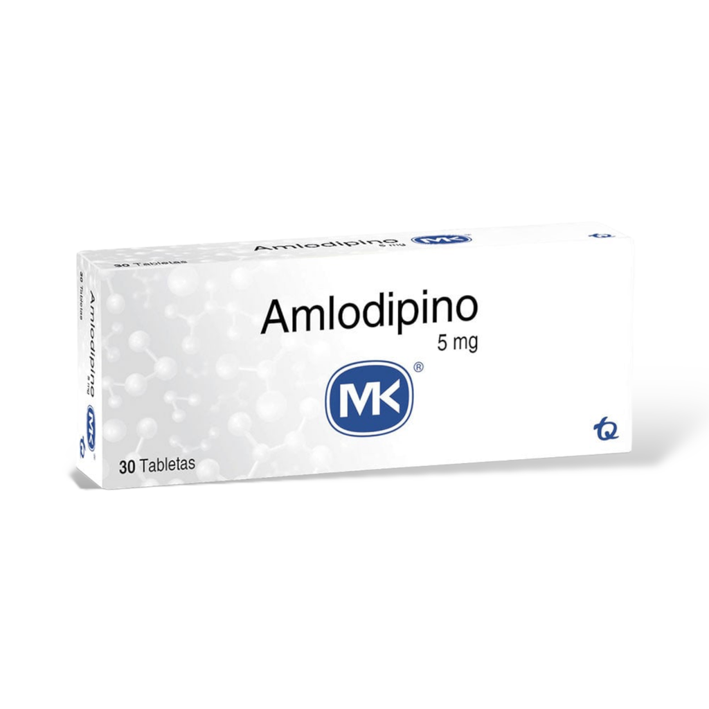 Amlodipino 5 Mg Caja x 30 Tabletas Und (Tecnoquimicas)