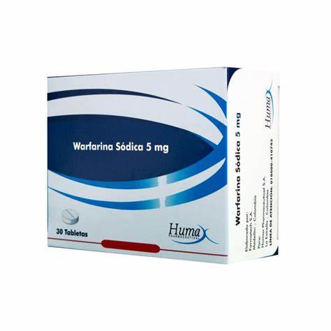 Warfarina 5 Mg Tableta Caja X 30 Und (Humax)