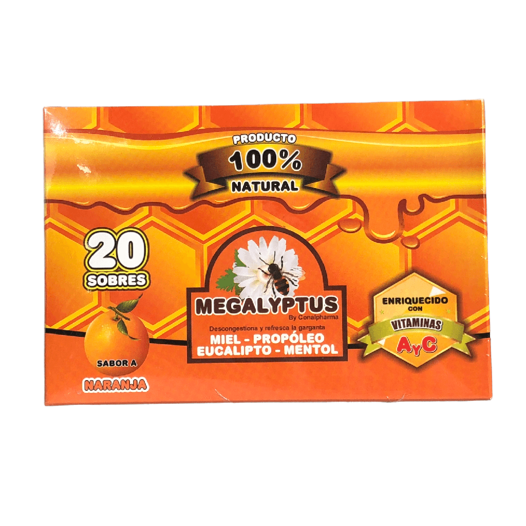 Megalyptus Naranja Caja 20 Sobres Und (Comerlat)