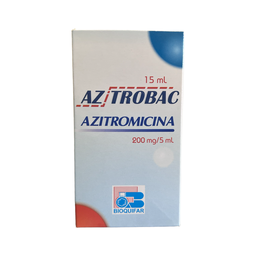 [7707019313086] Aztrobac (Azitromicina) 200 Mg/15 Ml Suspension Frasco x 15 Ml (Bioquifar)